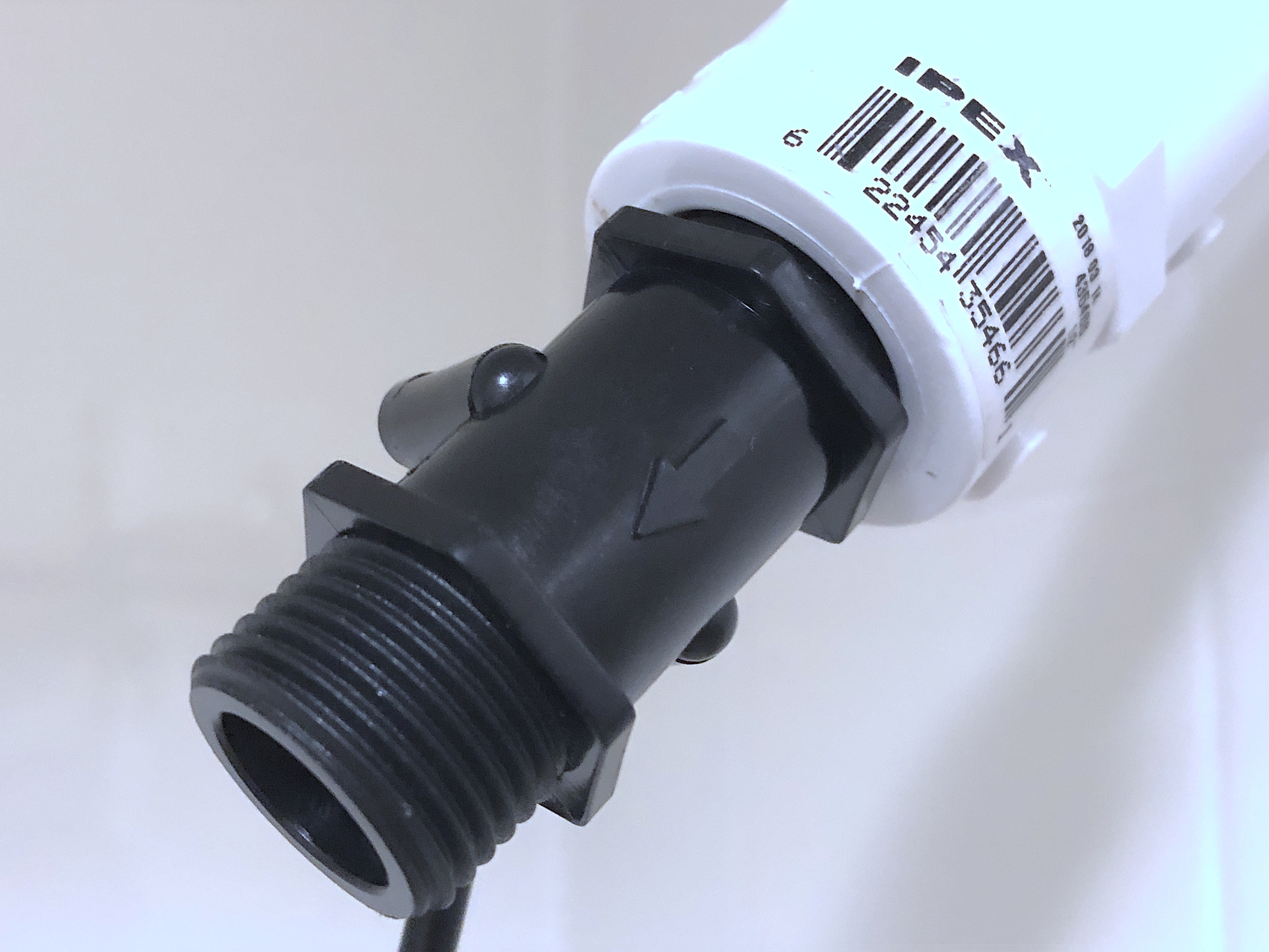 shower - flow sensor arrow.JPG