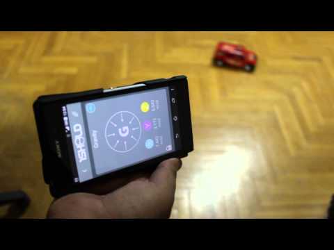 smart rc car using gravity sensor