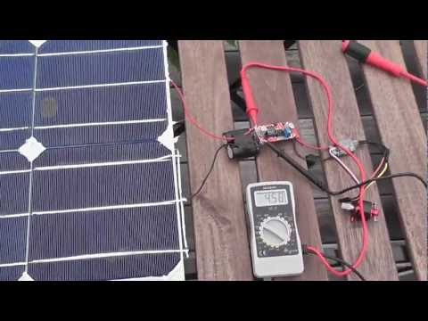 solar powered brushless motor for rc car