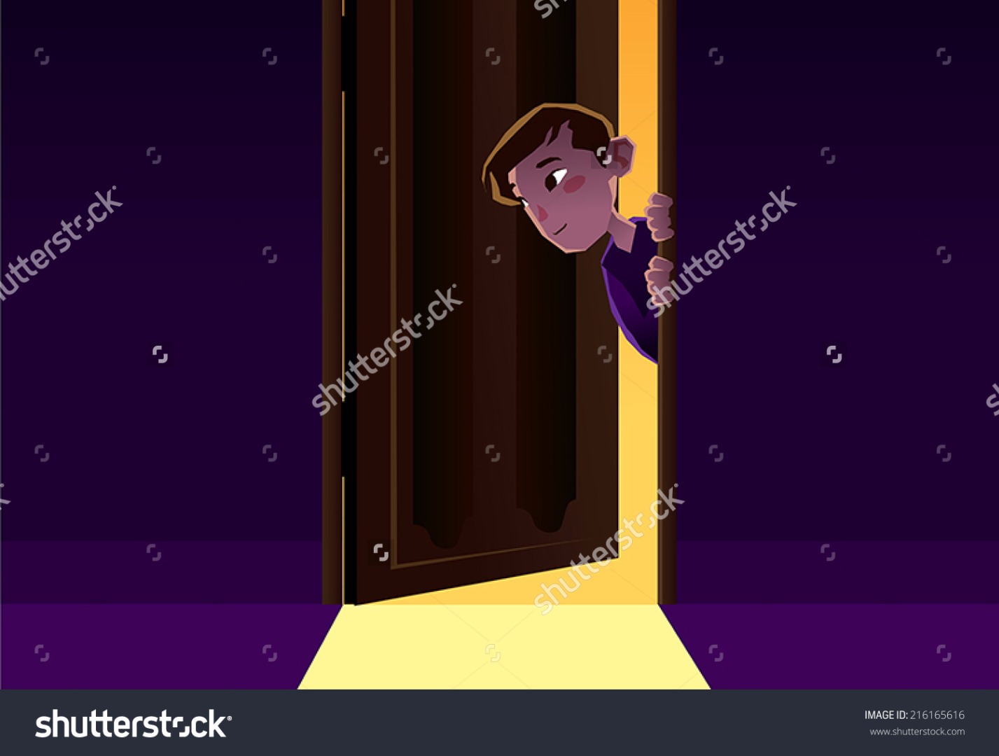 stock-vector-boy-sneaking-out-the-door-of-a-room-vector-illustration-216165616.jpg