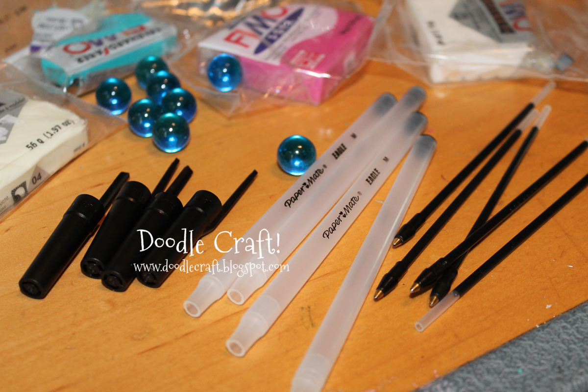 supplies for the diy sonic screwdriver pen tutorial doctor who.jpg