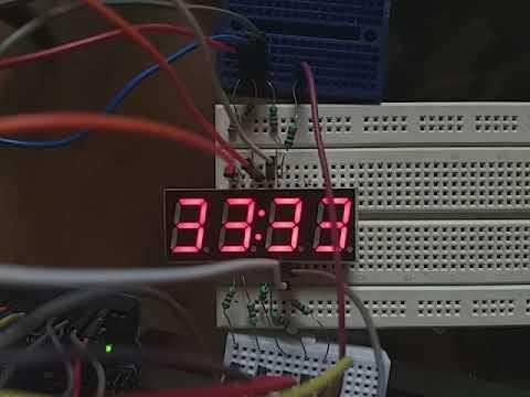 testing 4 digit 7 segment display 14 pins