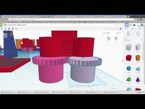 tinkercad remote control nerf gun build demo and parts view