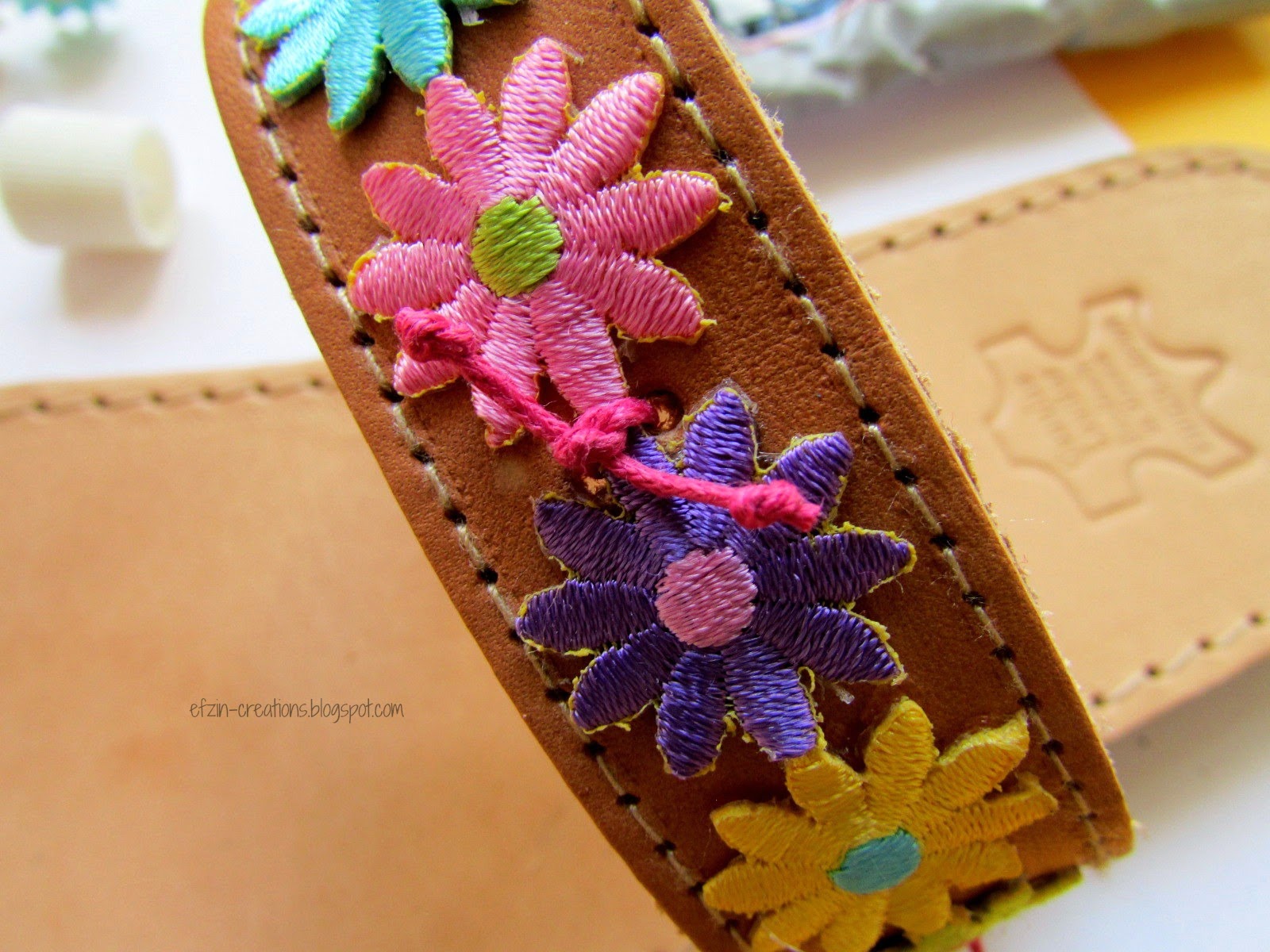 tutorial decorate your leather Summer shoes with flowers.jpg