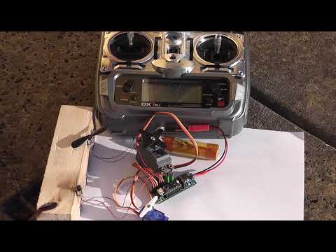 uChip - Driving motors and servo using a 2.4GHz Tx-Rx radio
