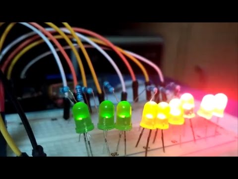 vu meter using arduino