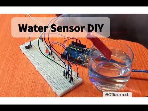 water level sensor project with Arduino tutorial