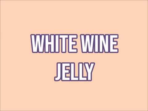 white wine jello