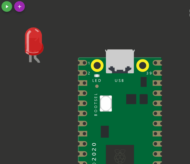wokwi raspberry pi pico simulator3.gif