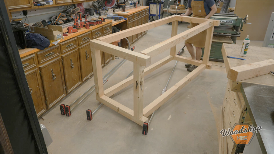 workbench frame assembly with bessey parallel clamps.jpg