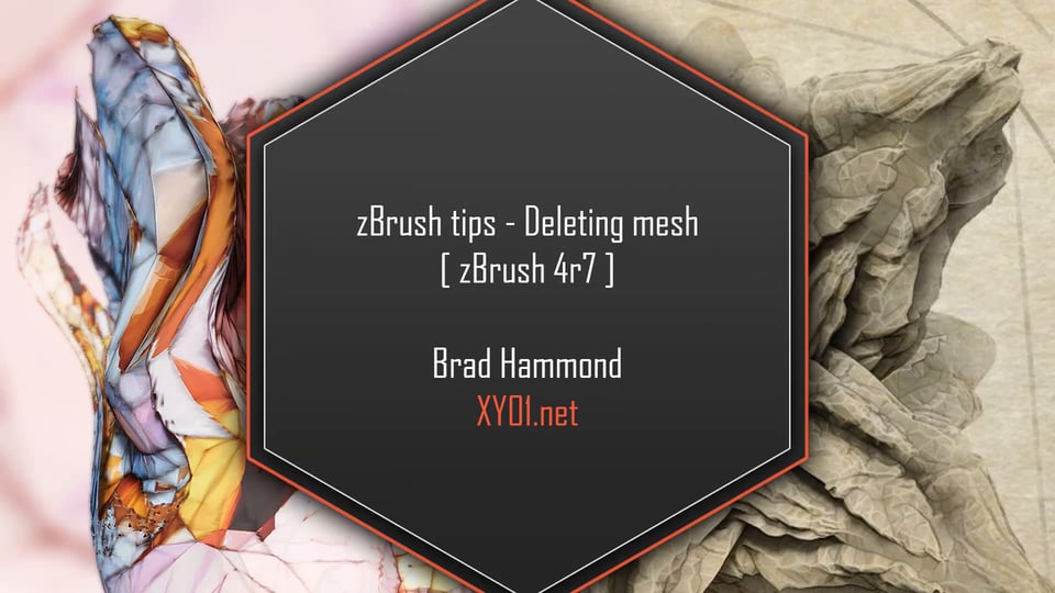 zBrush Tips: Deleting Mesh [zBrush 4r7]