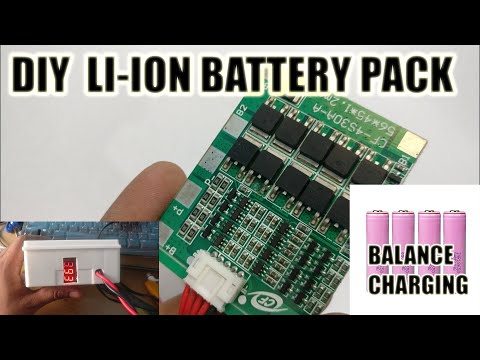 #DIY #18650 #portable power supply |Battery Pack with Balance charging| DIY 18650 battery pack |