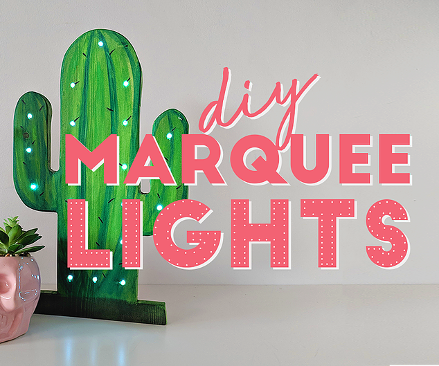DIY Marquee Lights