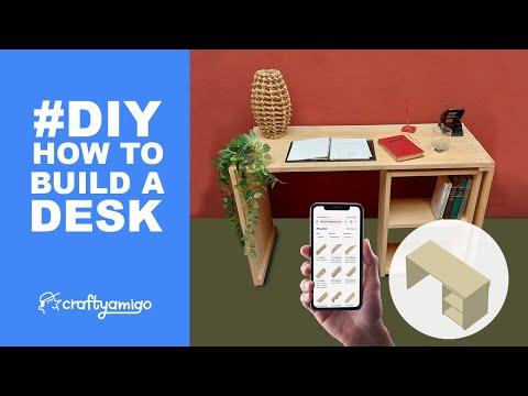 #DIY How to Build a Desk for School