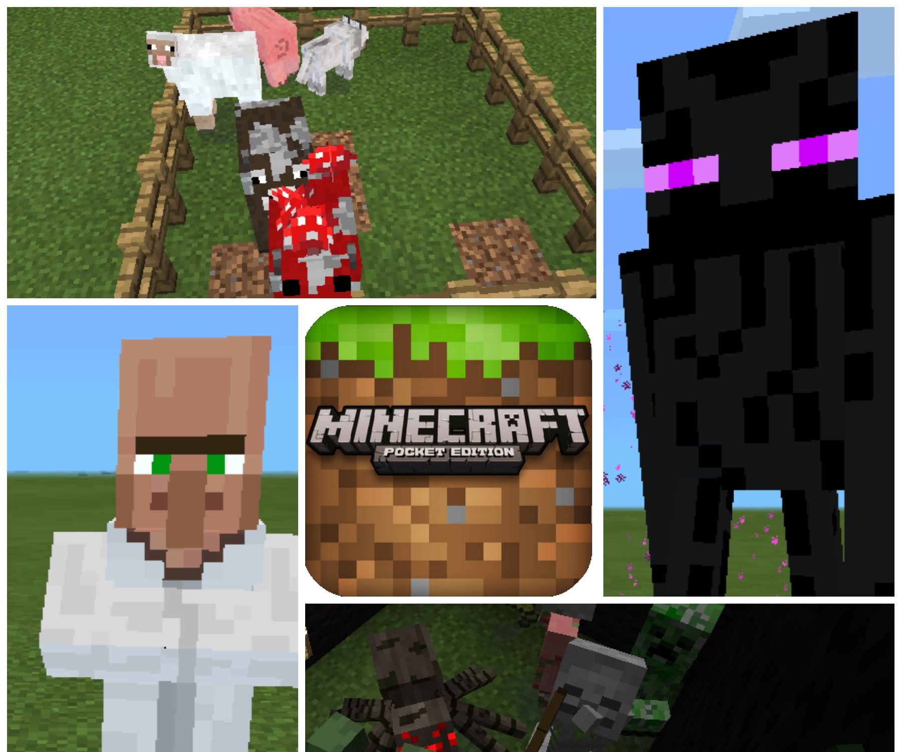 Mobs in Minecraft Pe