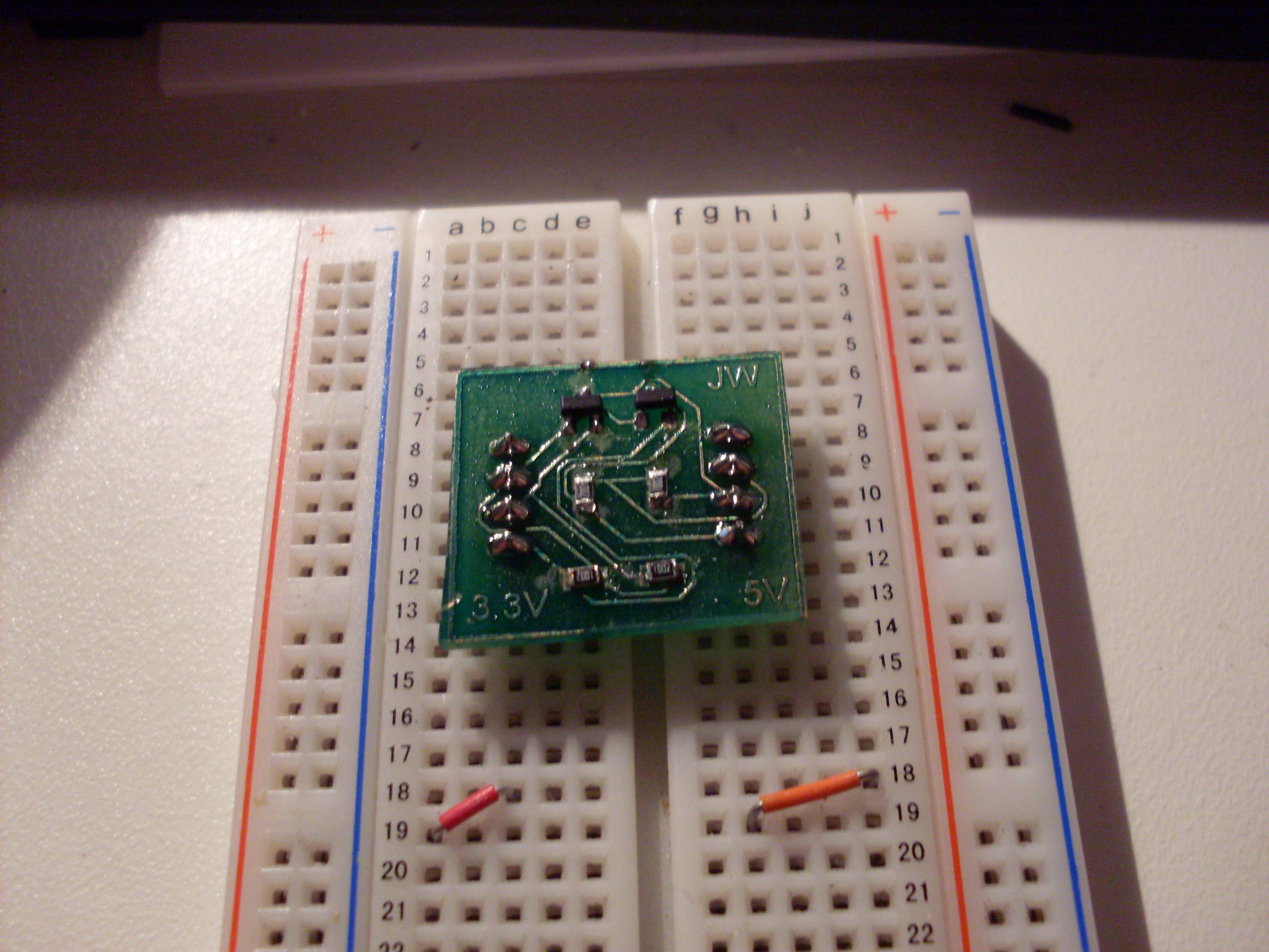 A bidirectional logic level converter (for I2C)