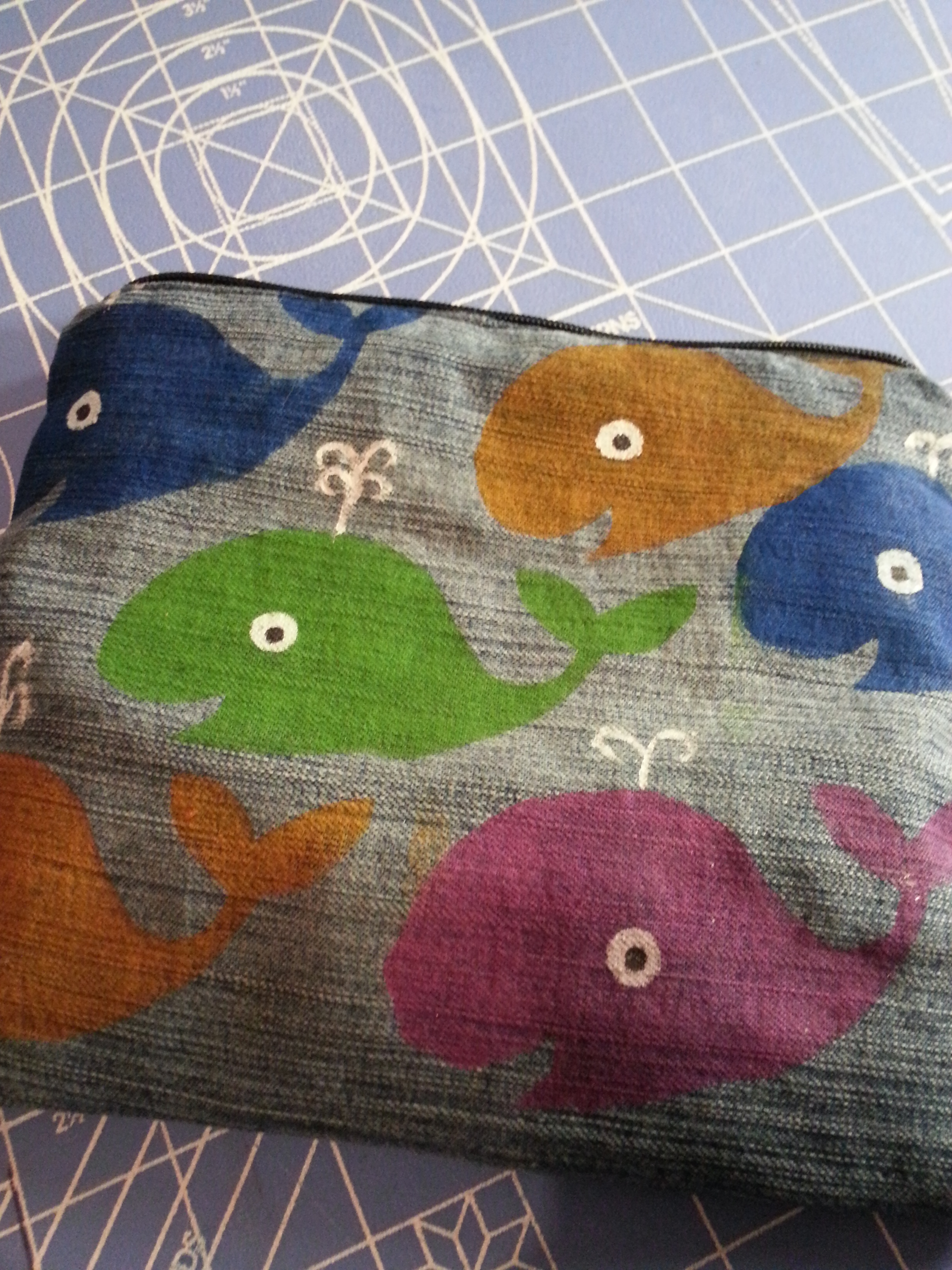 Whale Pencil Bag