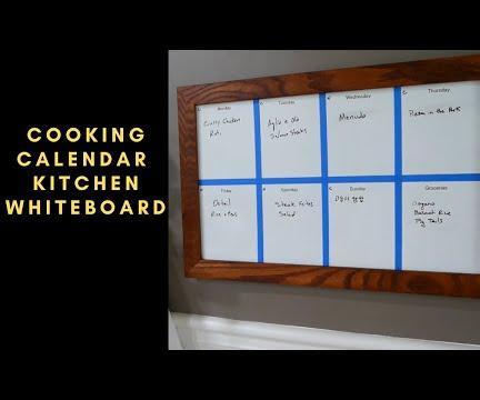 Cooking Calendar Kitchen Whiteboard