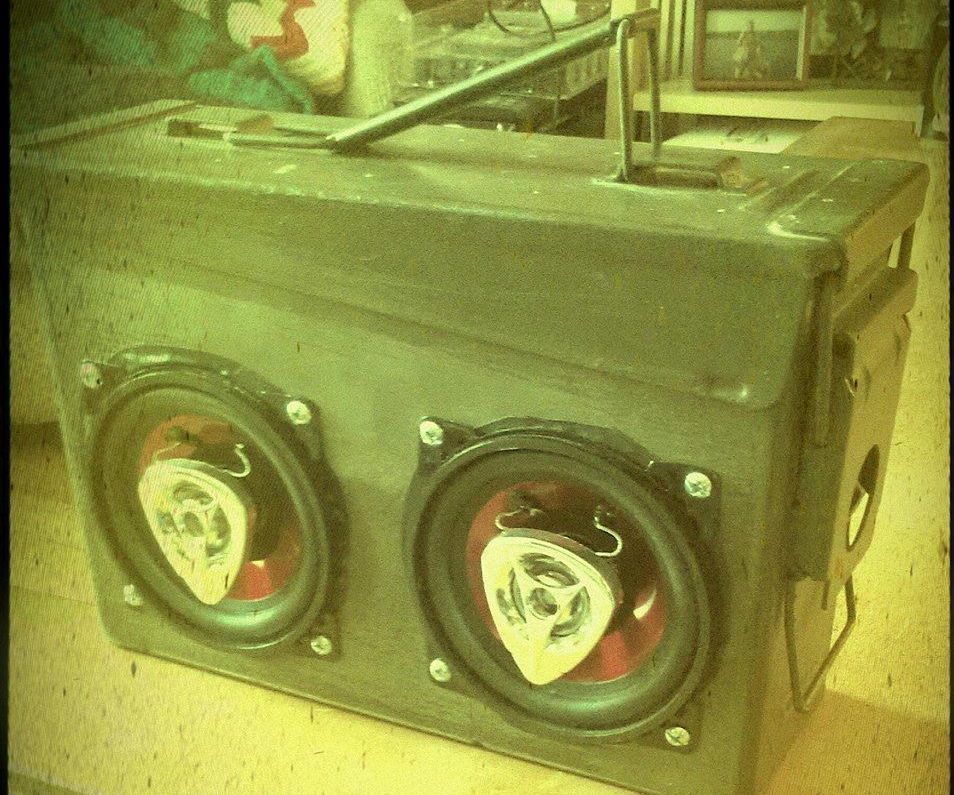 Ammunition can Speakers