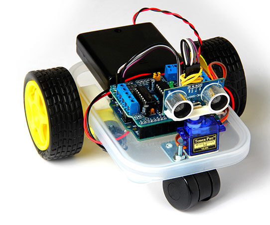 Arduino Wandering Robot (Improvised)