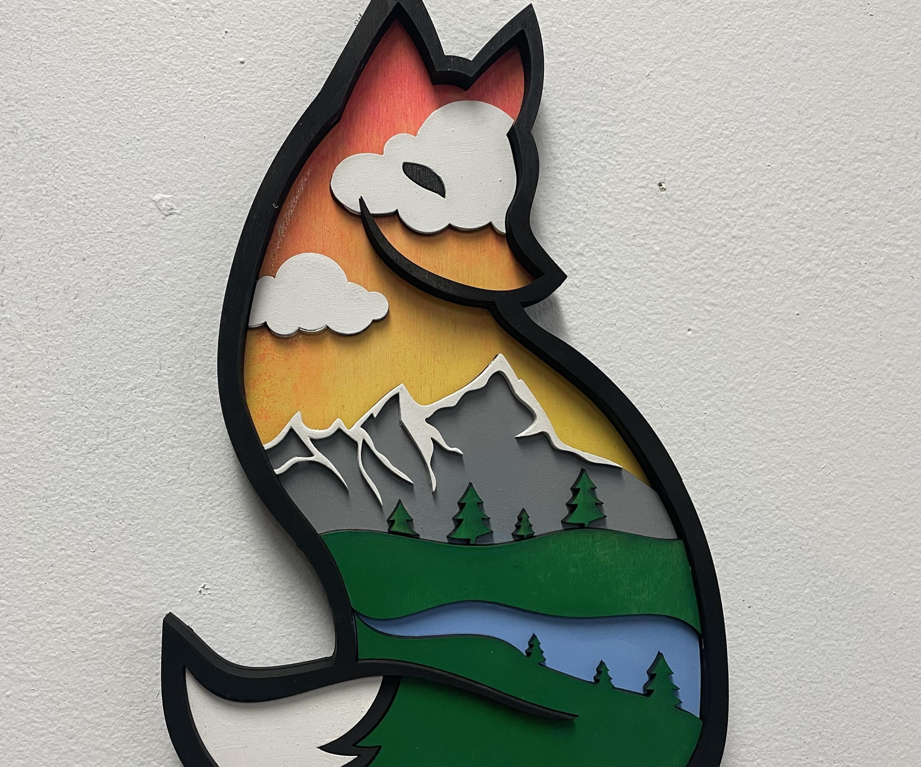Wooden Fox Board