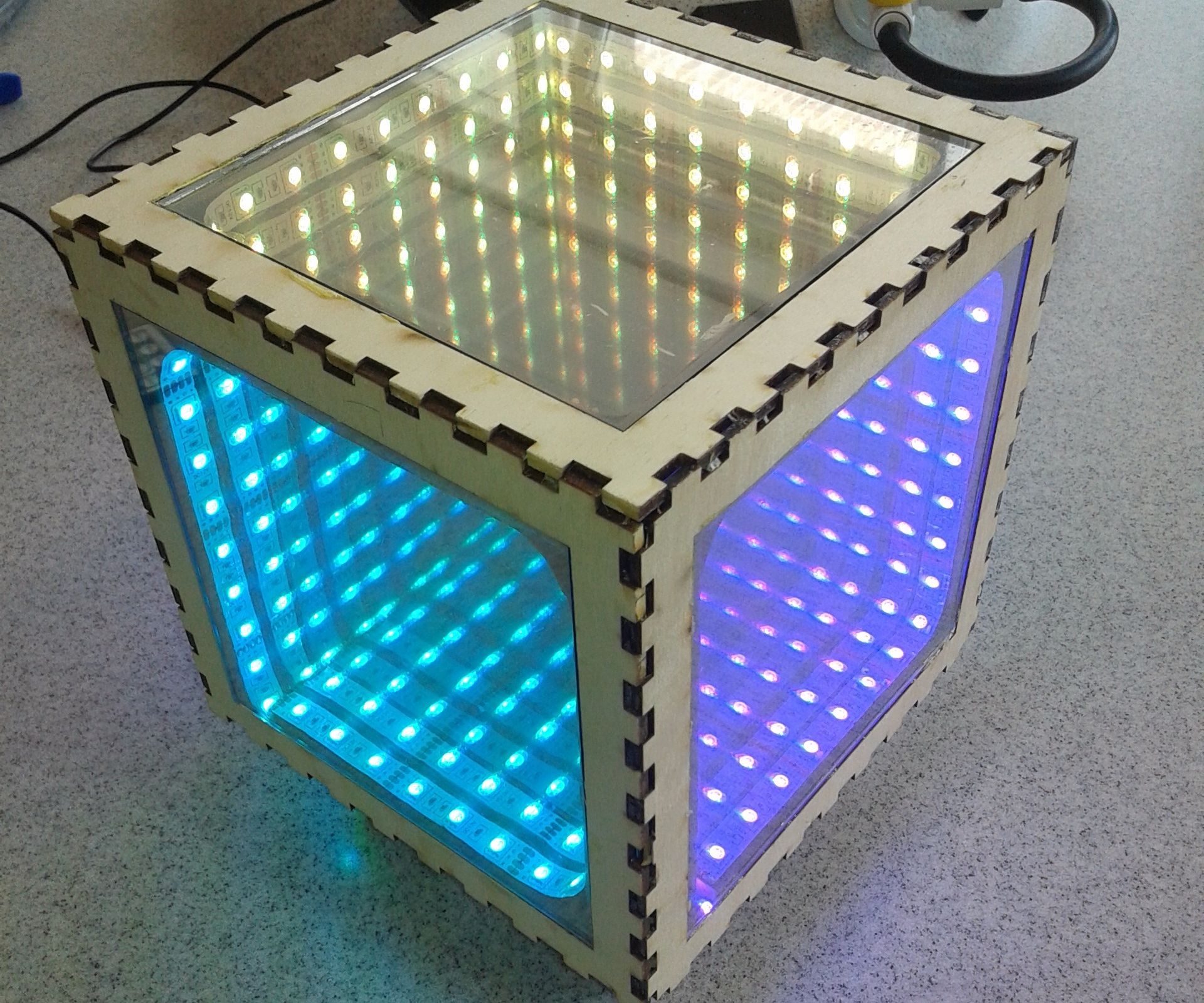 How to Make an Infinity Mirror Box