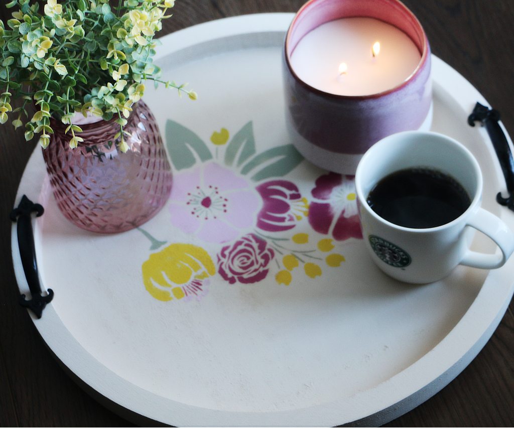 DIY Simple Decorative Serving Tray