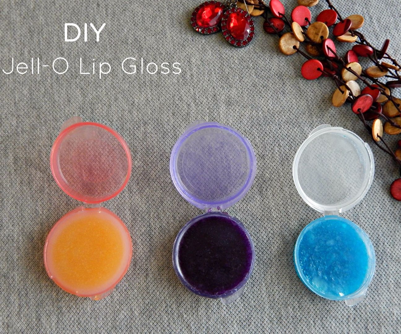 DIY Jell-O Lip Gloss
