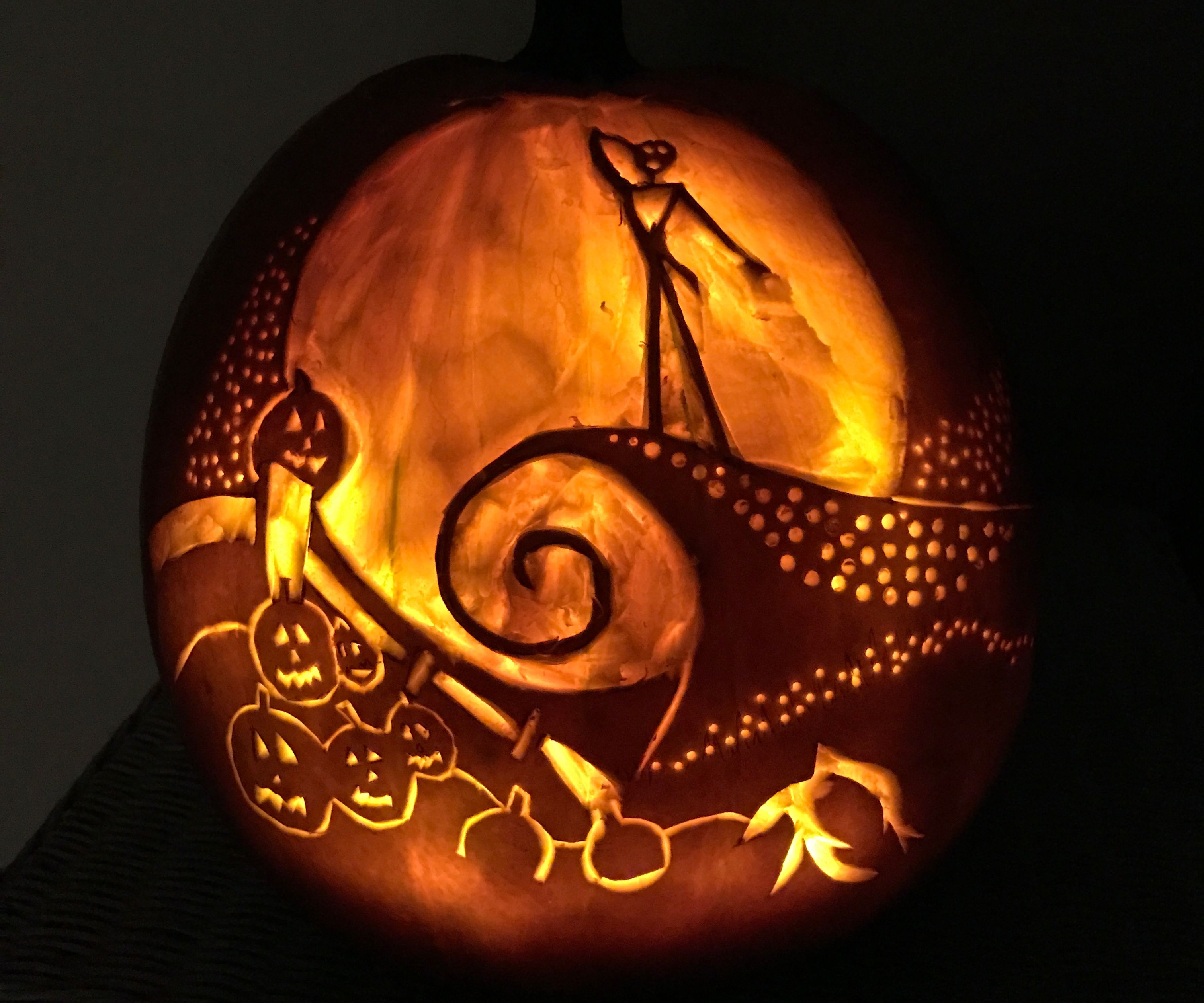 The Nightmare Before Halloween Pumpkin