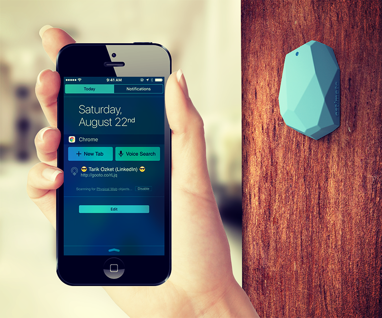 Sharing your LinkedIn profile link wirelessly