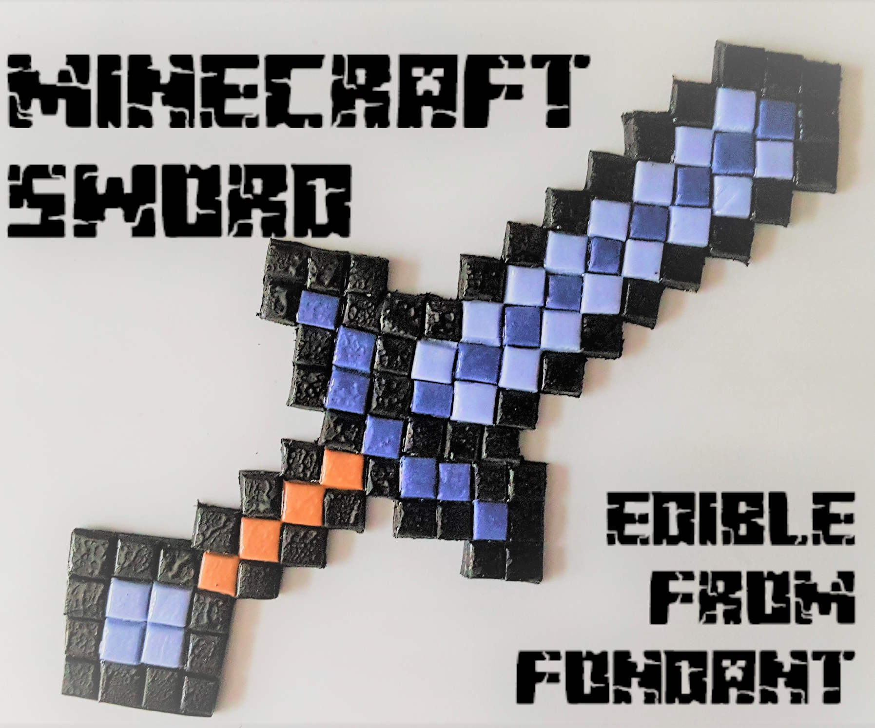 MInecraft Sword - From Fondant