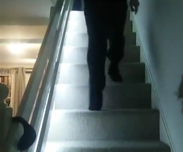 Smart staircase LED lighting