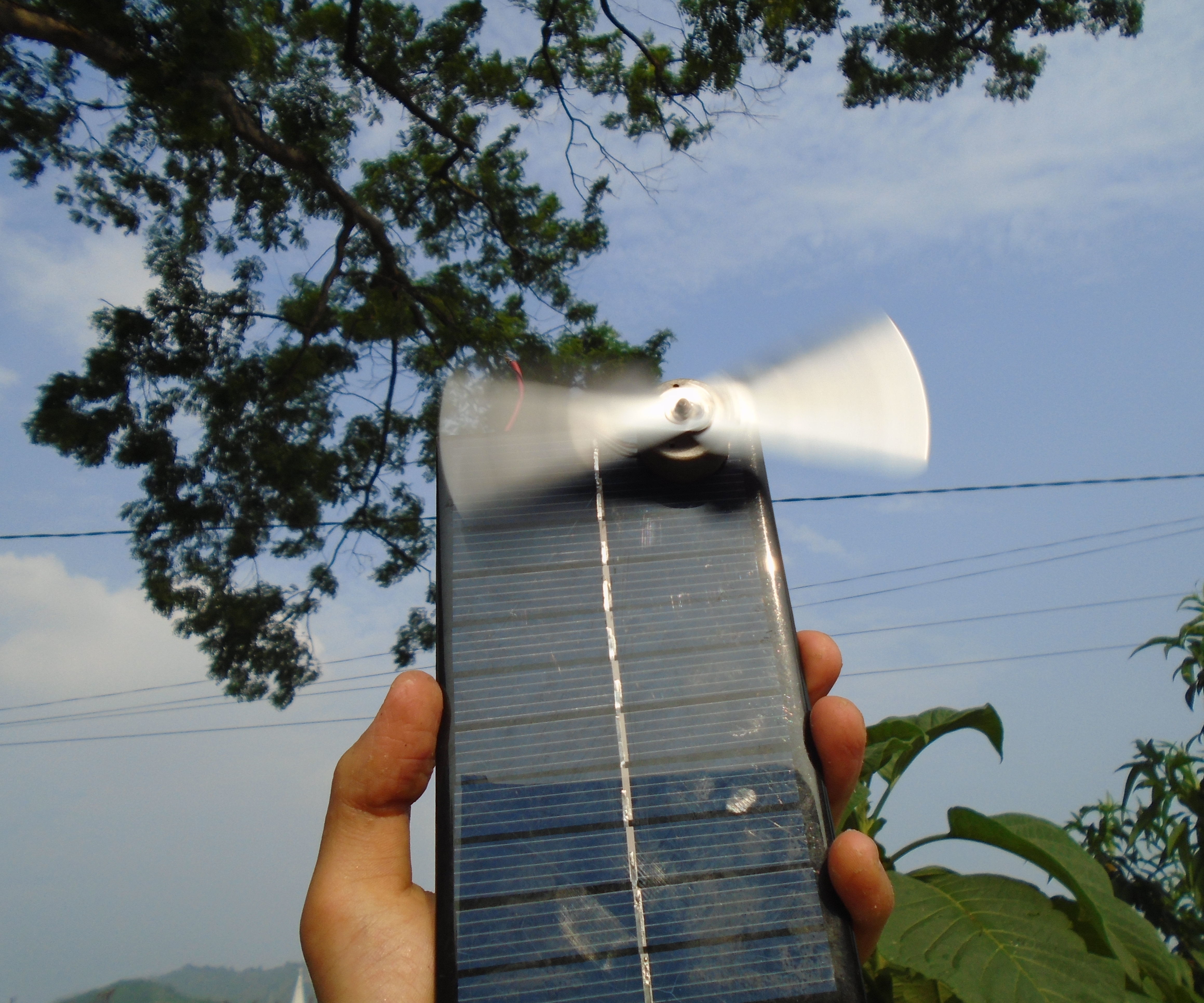 How to make a powerful fan with solar panel
