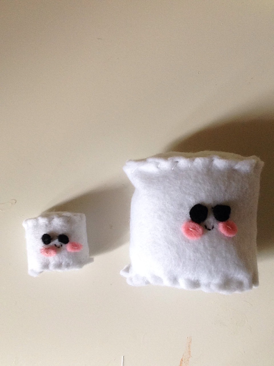 Kawaii Felt Marshmallows Plushies