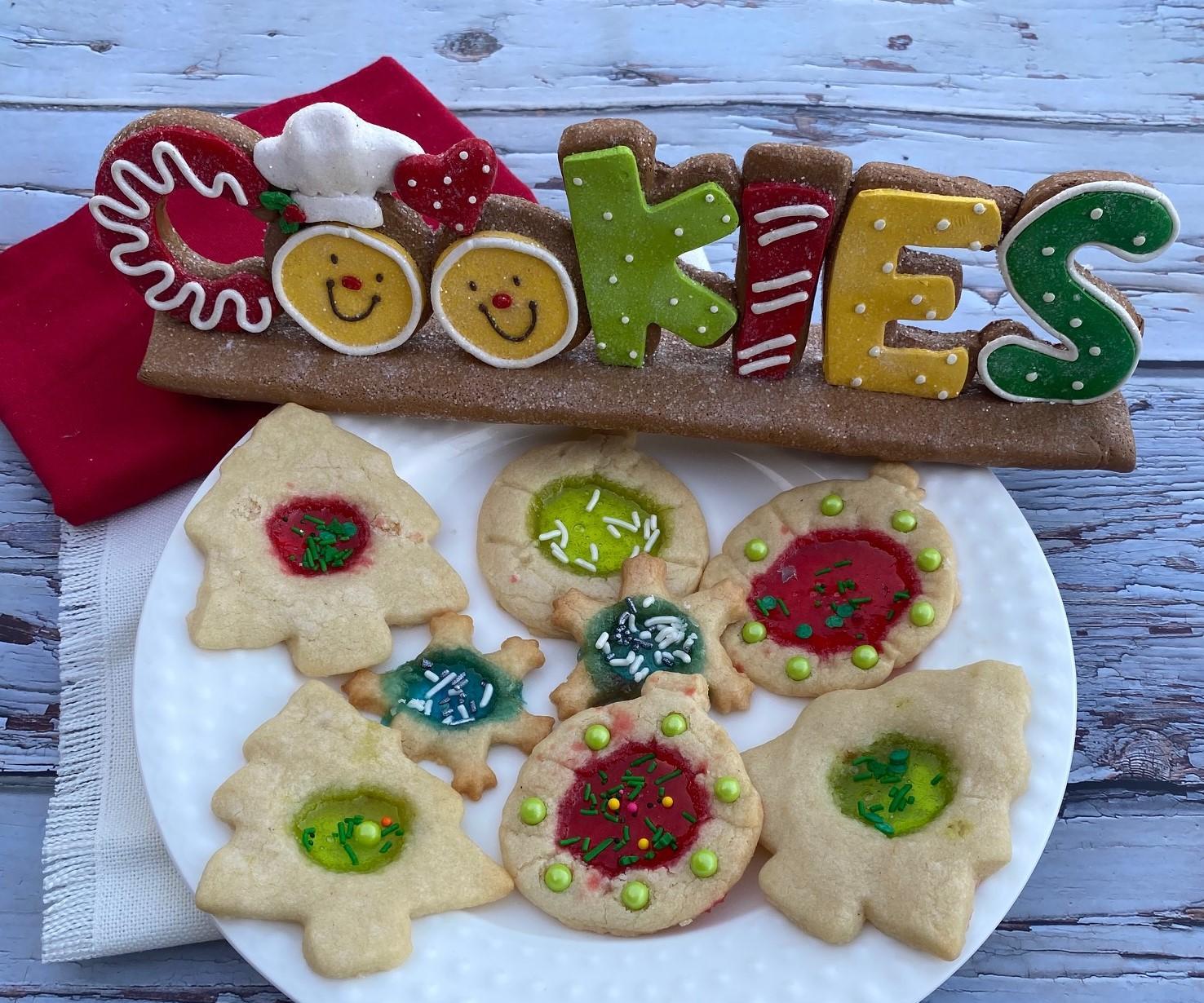Stained Glass Holiday Cookies