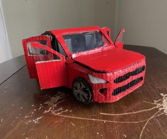 How to Make Cardboard Kia Stinger Inspired Model Car