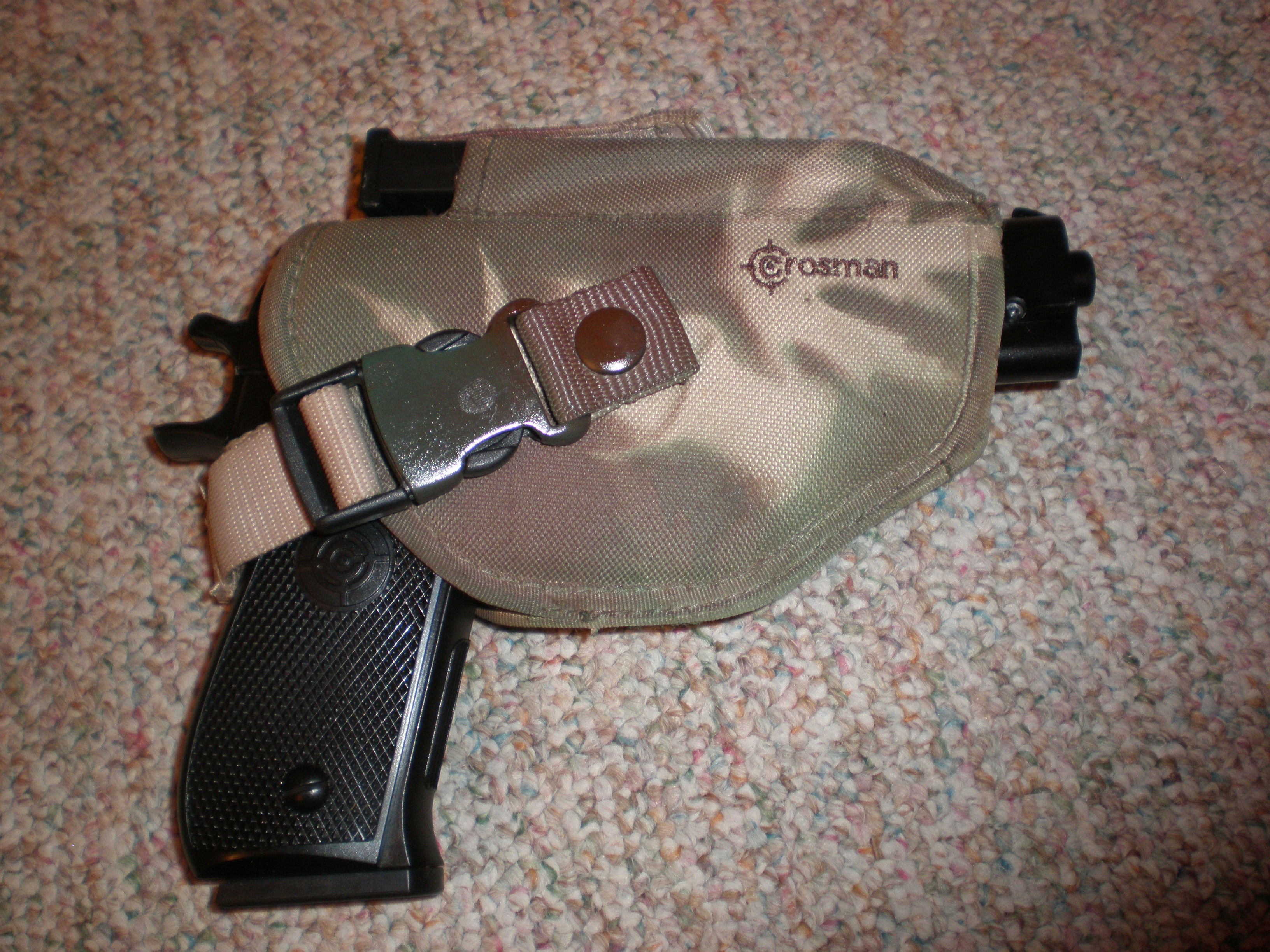 How To Paint A Gun Camo And A Gun Holster