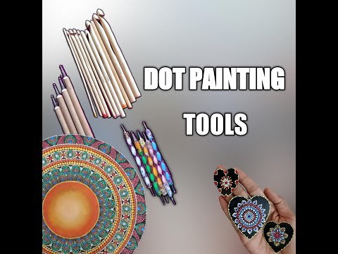 #dotmandala #dotmandalatools Dot painting tools for Beginners