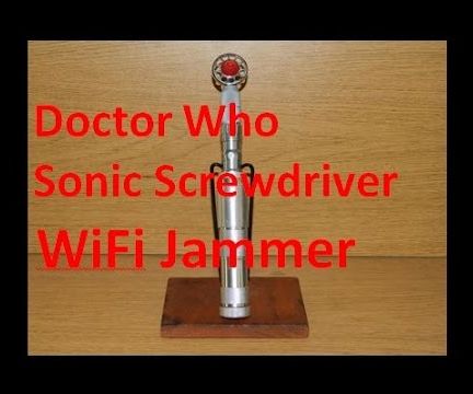 Doctor Who Sonic Screwdriver WiFi Jammer