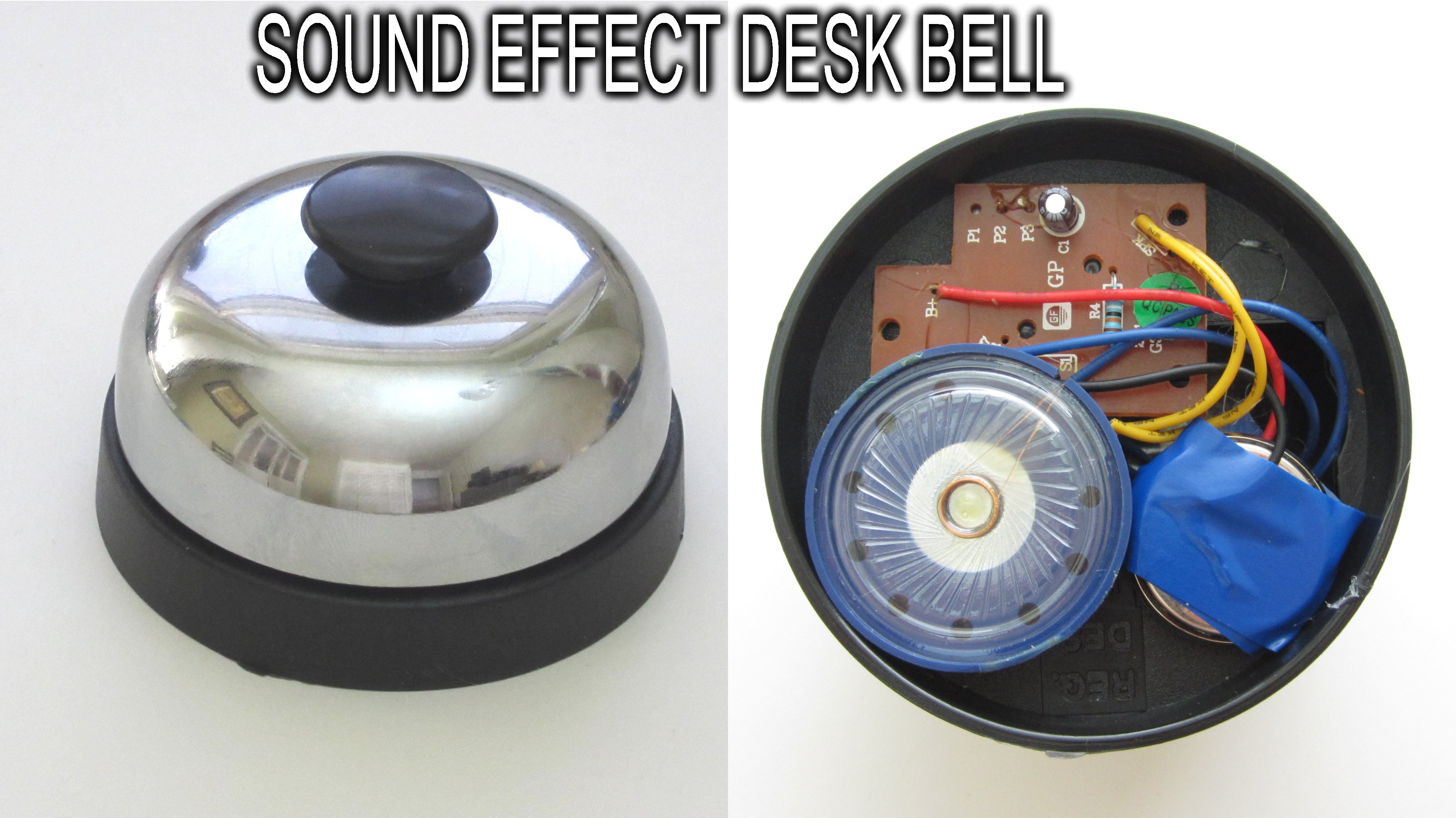 Desk Bell That Plays Sound Effect