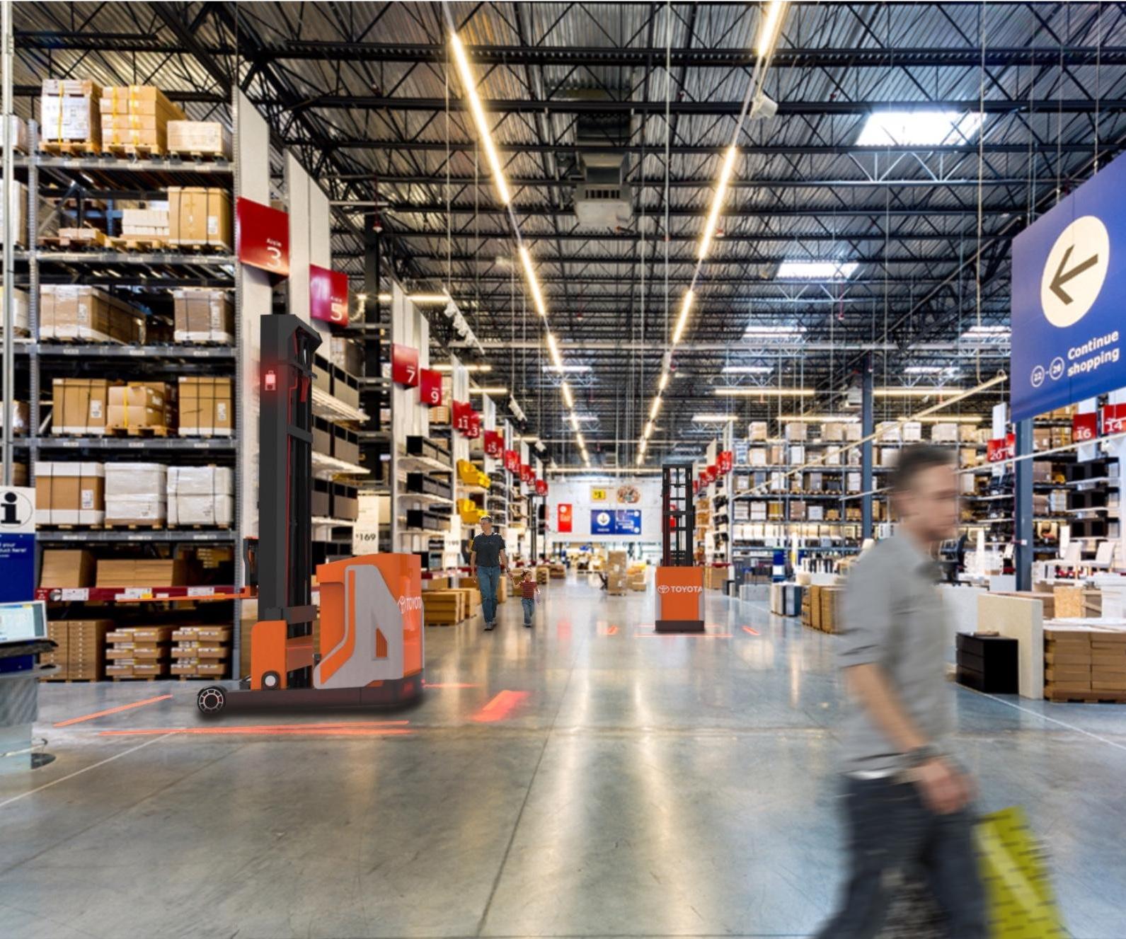 ART0.1--Auto Forklift for Warehouse Store in Future