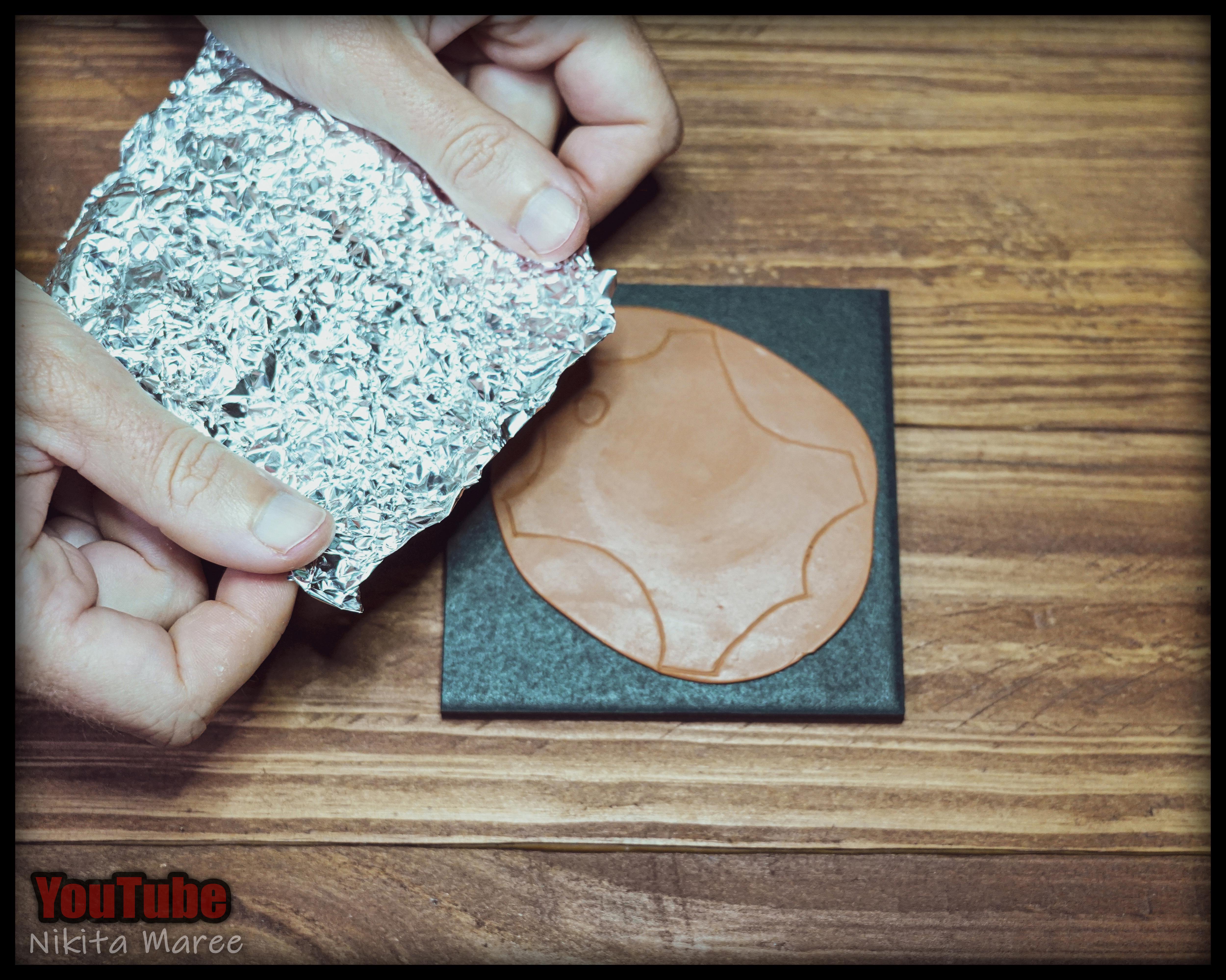 How to make polymer clay look like real leather. Faux Leather made from Polymerclay. Polymerclay tutorials (11).jpg