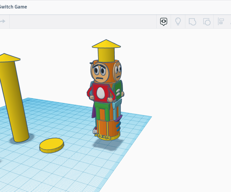 Rotatable Character Switch Game