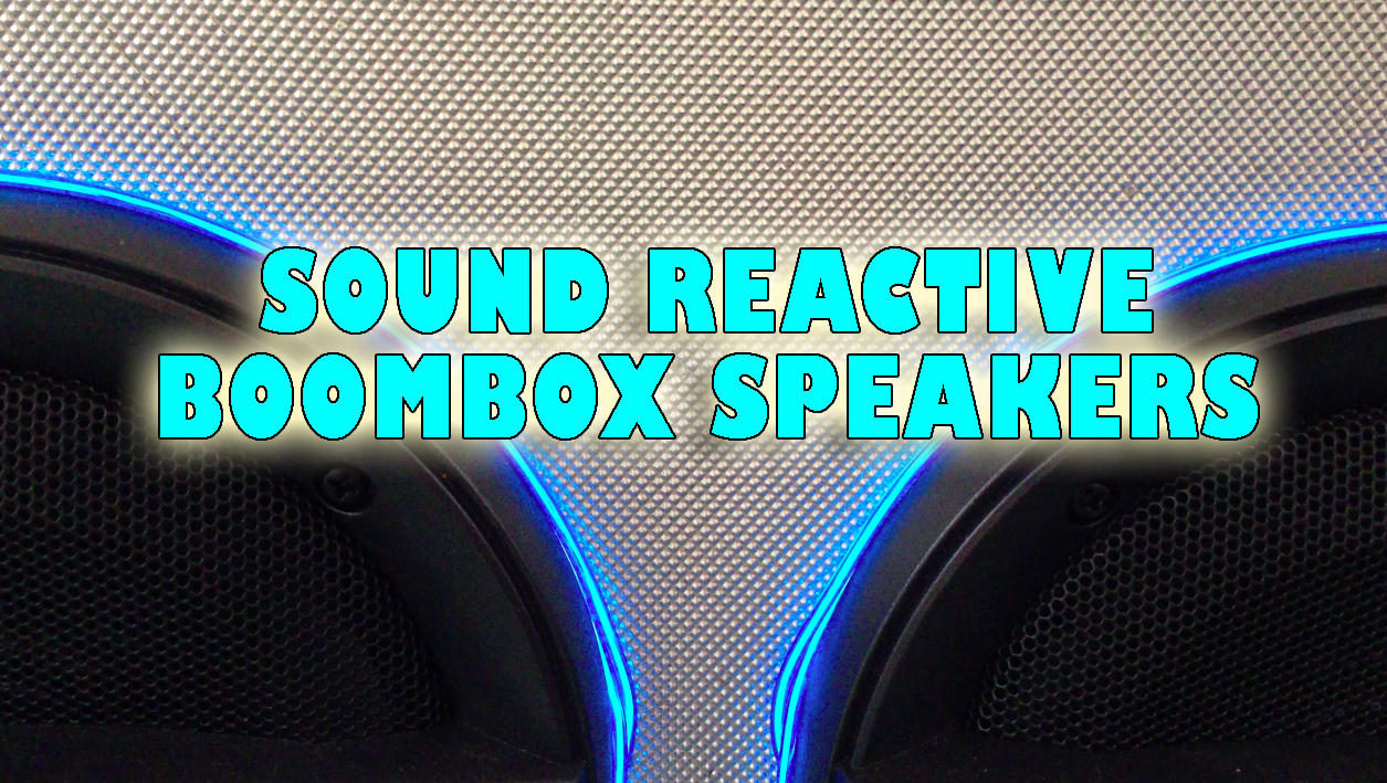 Adding Sound Reactive EL Wire To Your BoomBox