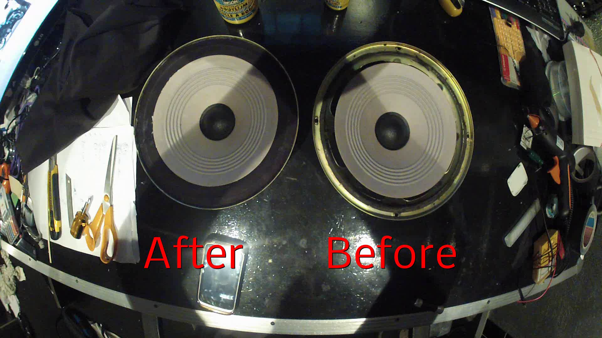 how to refoam a speaker without foam (cheap way)
