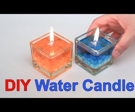 DIY water candle