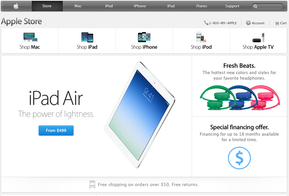 Buy from the online Apple Store without a credit card