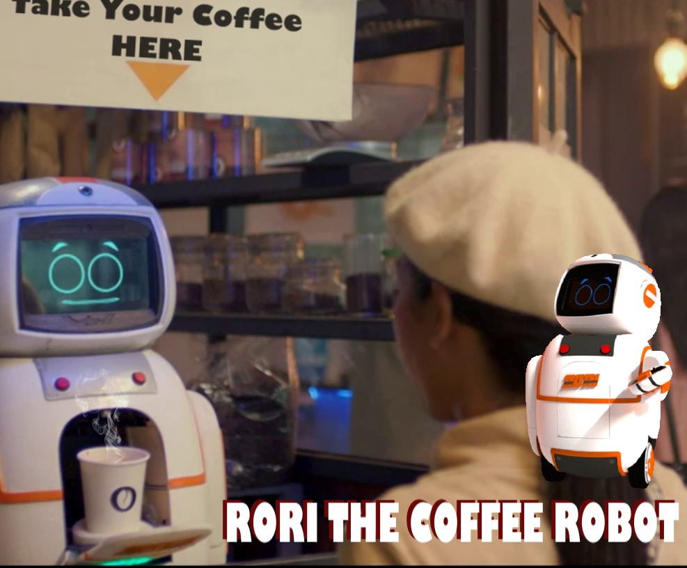 Rori the Robot Coffee Who Act on the Movie