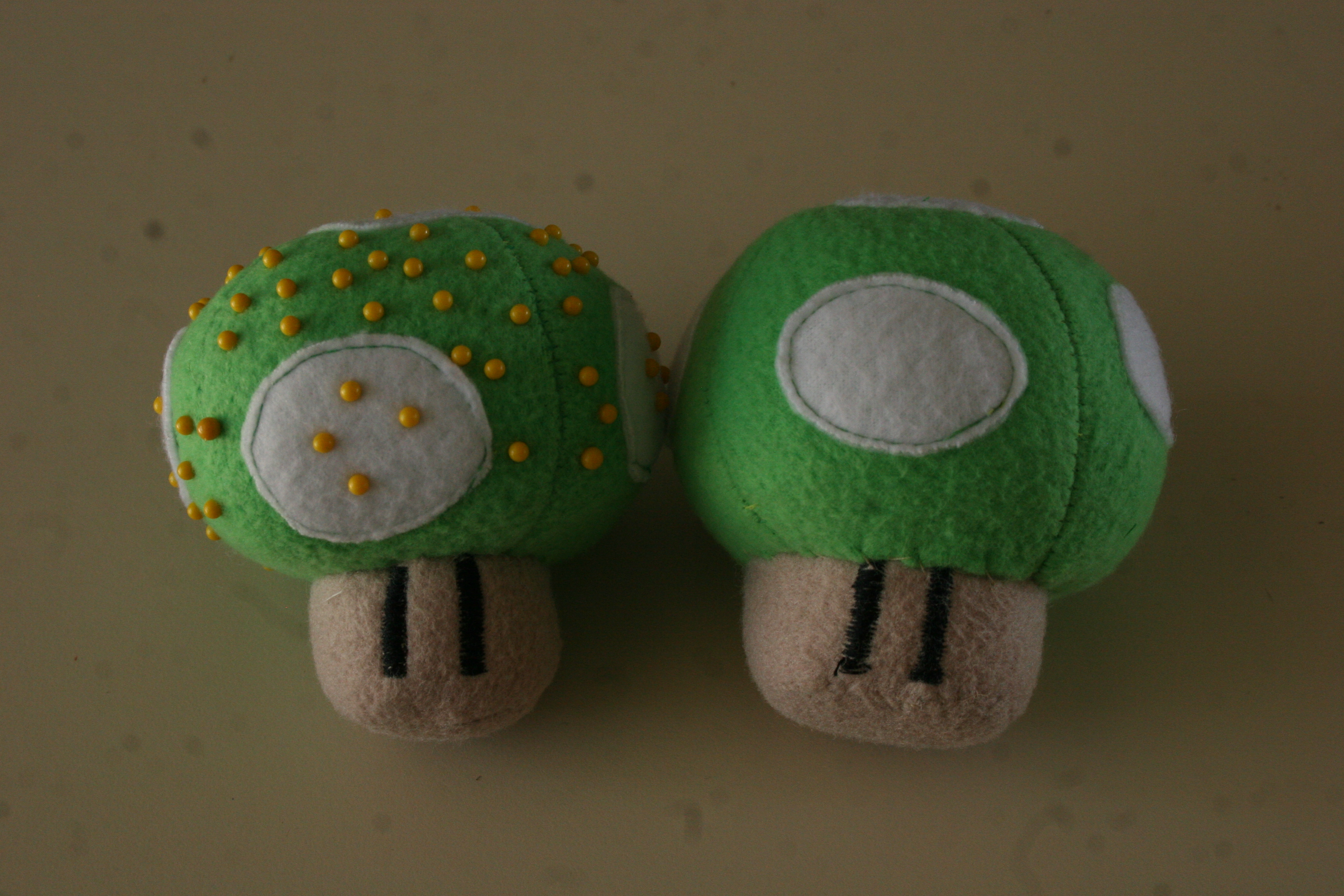 1-UP mushroom pincushion/plush