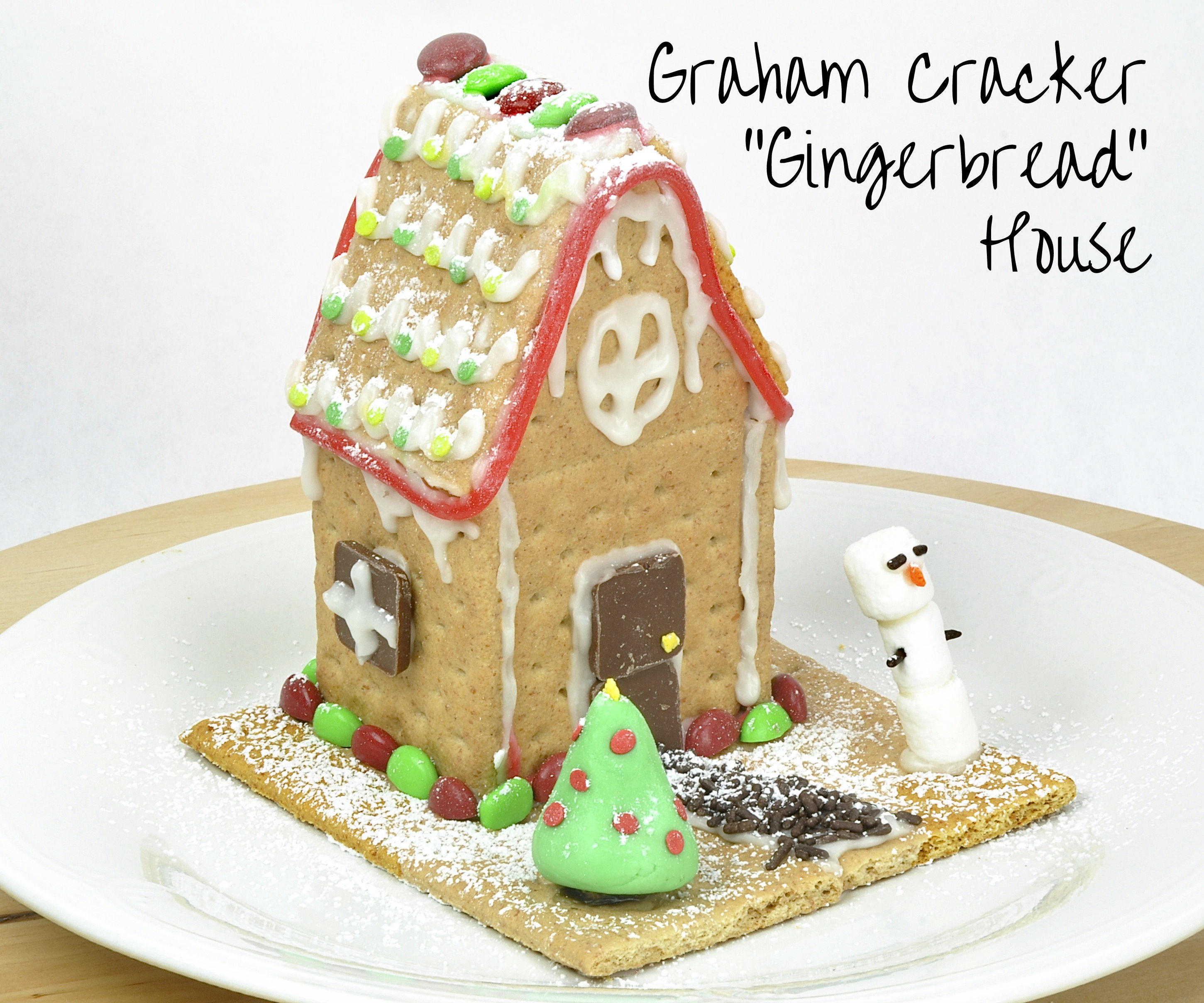 Graham Cracker "Gingerbread" House for Kids